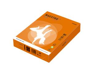 Carta Maestro Color - A4 - 80 gr - arancio forte OR43 - conf. 500 fogli - Mondi - 7020 - 9003974400860 - DMwebShop
