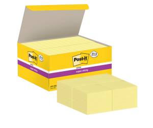 Blocco foglietti Super Sticky - 622-SSCY-VP24-EU - giallo Canary - 47,6 x 47,6 mm - 90 fogli - conf. 24 blocchi - Post-it - 7100234510 - 51141401515 - DMwebShop