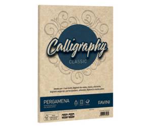 Carta Calligraphy Pergamena A4,90 gr nocciola 04 confezione 50 fogli - 10254
