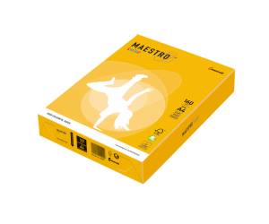 Carta Maestro Color A4,160 gr giallo forte IG50 confezione 250 fogli - 10106