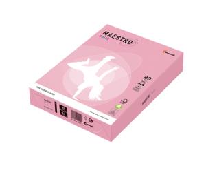 Carta Maestro Color A4,80 gr rosa tenue OPI74 confezione 500 fogli - 10118