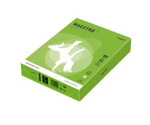 Carta Maestro Color A4,80 gr verde forte MA42 confezione 500 fogli - 10116