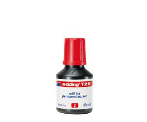 Ricarica Inchiostro marcatore permanente T25,30 ml rosso - 5581