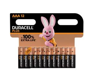 Blister 12 pile MiniStilo AAA - Plus 100 - Duracell - DU0221 - DMwebShop