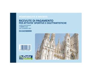 Blocco ricevute pagamento per attivita' sportive dilettantistiche - 50-50 copie autoricalcanti - 11,5 x 16,5 cm - Data Ufficio - DU162580000 - 8008842602736 - DMwebShop