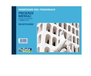Blocco presenze mensili - 25-25 copie autoricalcanti - 14,8 x 21,5 cm - Data Ufficio - DU16731C000 - 8008842585305 - DMwebShop