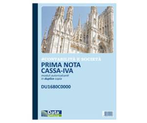 Blocco prima nota cassa-Iva - 50-50 copie autoricalcanti - 29,7 x 21,5 cm - Data Ufficio - DU1680C0000 - 8008842585541 - DMwebShop