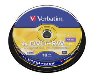 Scatola 10 DVD RW 4,7Gb - 11851