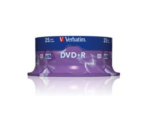 Scatola 25 DVD R serigrafato 4,7Gb Verbatim 43500 - 11862