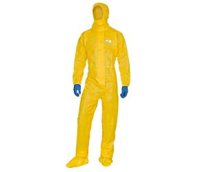 Tuta di protezione Deltachem taglia XL giallo - 12248