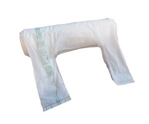 Shoppers Maxi 30x60 cm mater bi bianco rotolo 100 pezzi - 3479