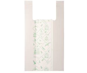 Shoppers Midi 28 x 50 cm mater bi bianco scatola 500 pezzi - 3547