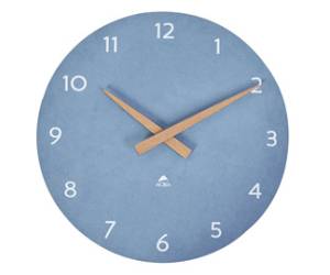 Orologio da parete HorMilena - diametro 30 cm - blu-legno - Alba - HORMILENA B - 3129710017027 - DMwebShop