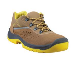 Calzatura di sicurezza Rimini 4 S1P SRC pelle scamosciata perforata numero 42 beige giallo - 18749