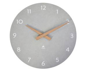Orologio da parete HorMilena diametro 30 cm grigio chiaro legno Alba HORMILENA G - 3865