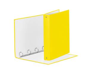 Raccoglitore Meeting 22 x 30 cm 4 anelli tondi 30 mm dorso 4 cm PP giallo vivida - 9781