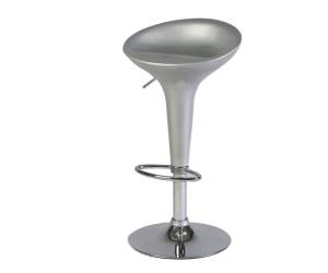Sgabello Bar - in ABS e acciaio - H 55-78 cm - grigio - Serena Group - HC148G - 8032937533131 - DMwebShop