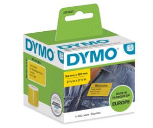 Rotolo 220 etichette per LabelWriter - spedizione-badge - 54 x 101 mm - giallo - Dymo - 2133400 - 3026981334009 - DMwebShop
