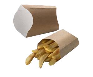 Box Street Food per fritti - 13 x 13 x 5,5 cm - conf. 100 pezzi - Leone - H0706 - DMwebShop