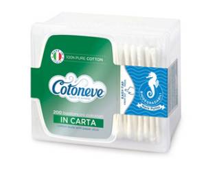 Bastoncini con cotone - cofanetto da 200 pezzi - Cotoneve - 1605CV - 8003350524990 - DMwebShop