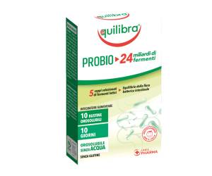 Integratori ProBio 24 miliardi di fermenti - 10 bustine orosolubili (25 gr cad.) - Equilibra - 24M - 8000137004096 - DMwebShop