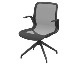 Poltrona direzionale Marilyn MYD4O - con braccioli inclusi - nero - Unisit - MYD4O/N - 8053470179334 - DMwebShop