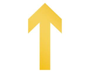 Adesivo da terra freccia 10 x 0,02 x 20 cm - 22797