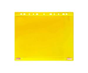 Buste forate per supporti magnetici ad anelli A4 giallo - 23244