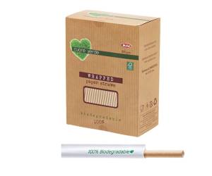 Cannucce kraft imbustate bio 21 cm - 24353