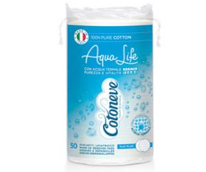 Dischetti levatrucco tondi Maxi in cotone busta da 50 pezzi - 23359