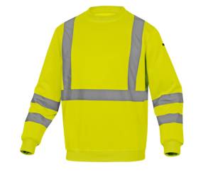 Felpa sportiva Astral alta visibilita taglia L giallo fluo - 23369