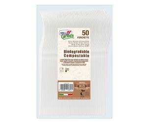 Forchette in Estabio avorio Green - 23581