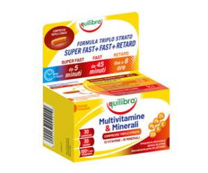 Integratore Multivitamine e Minerali 30 compresse triplo strato 1,5 gr cad - 23701