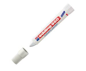 Marcatore a cera 950 punta tonda 10 mm bianco - 21351