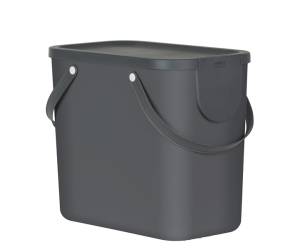 Pattumiera Albula 25 lt grigio antracite - 24898