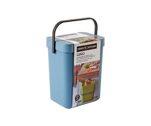 Pattumiera Gino per rifiuti organici 5 lt azzurro - 24880
