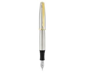 Penna stilografica Aldo Domani punta M fusto silver - 22404