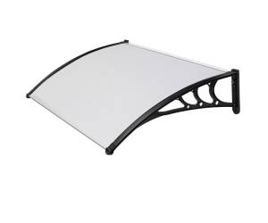 Pensilina modulare 120 x 80 cm policarbonato compatto satinato opalino - 25000