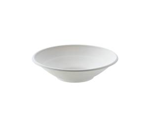 Piatto fondo monouso bio rotondo diametro 19,5 cm 500 ml bianco - 24356