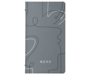 PortaMenu linea Linee 18x31,6 cm grigio - 24943