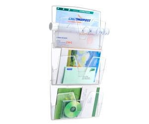 Portadepliant da parete kit 3 pezzi - 23267