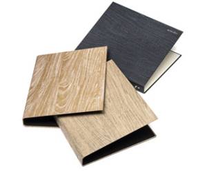 Raccoglitore 4R Wood A4 diametro 30 mm colori assortiti - 21272