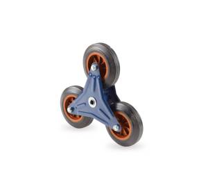 Ruota tris per carrello trasporto scale - 22803