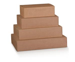 Scatola box per asporto linea Boite 40x32x12 cm avana - 22415