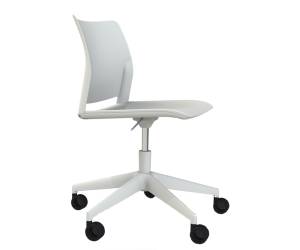 Seduta Home Office Alpha APGB senza braccioli bianco - 21258