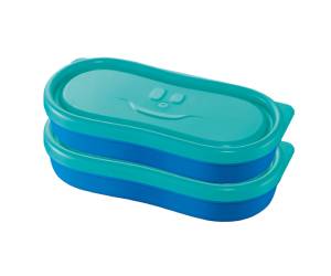 Snack box Picnik Concept blu set 2 pezzi - 24386