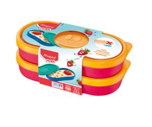 Snack box Picnik Concept rosa corallo set 2 pezzi - 24385