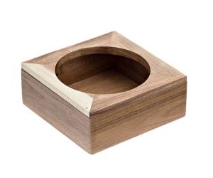 Supporto caraffa in bamboo 20x20x8 cm colore naturale - 24350