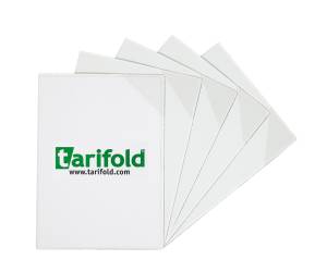 Tasca a L con retro magnetico A4 trasparente - 23258