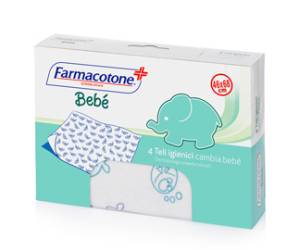 Teli cambia bebe 46 x 68 cm busta da 4 pezzi - 23744